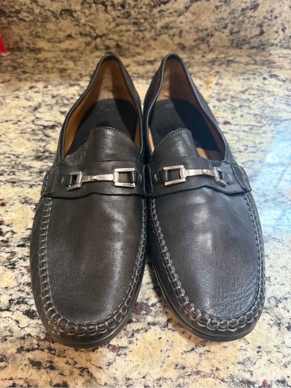 Johnston & Murphy Slip on Sheepskin Mocassins 12W